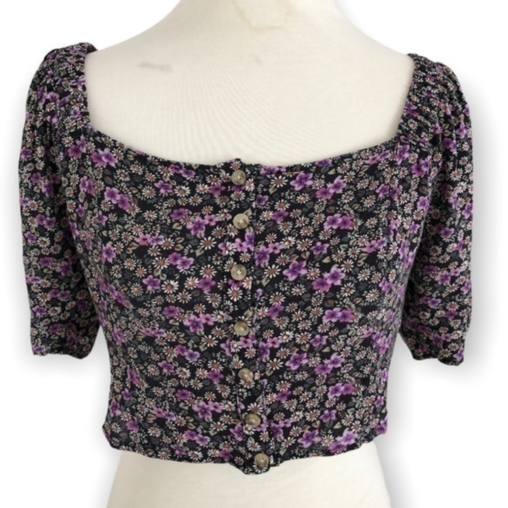Floral crop top
